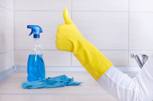 Service review during a carpet cleaning complaint investigation